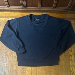 Athleta Deep Black V-Neck Sweater